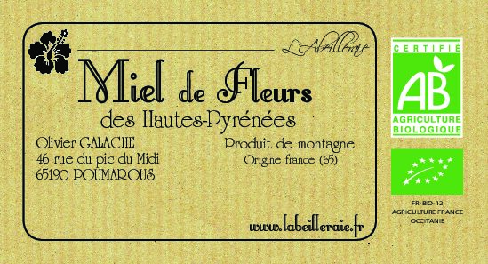 Miel de fleurs - bio