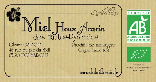 Miel de houx acacia - bio